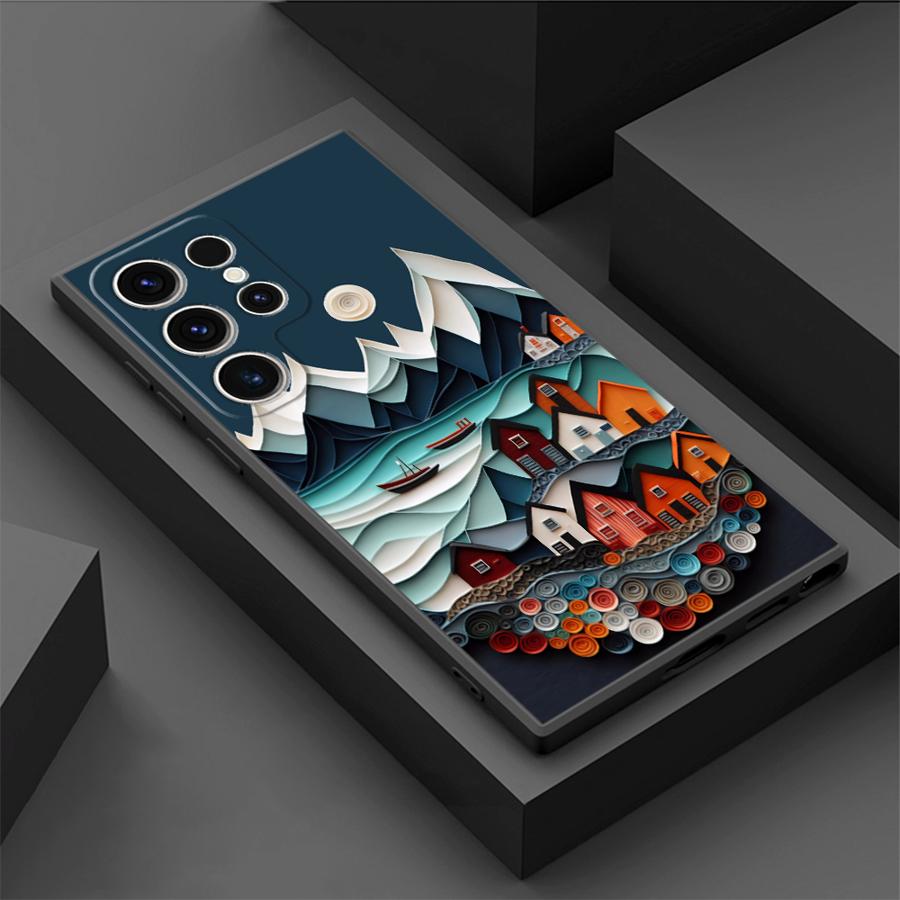 Summer Sky Suspension Phone Case for Samsung Galaxy S22 Plus S21 5G S21 FE S24 S25 Ultra S20 S23 Ultra S22 Ultra Cover