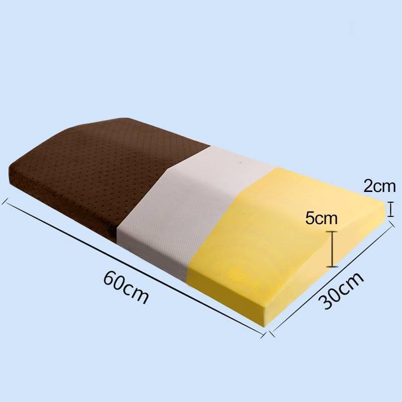

Pillow Triangle Lumbar For Waist Protection Can Be Disassembled Support And Mocha
