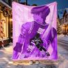 SLAM DUNK Pattern Blanket for Home Decoration, Bed, Sofa, Car Travel, Camping, Suitable for All Seasons, Birthday Christmas Gift