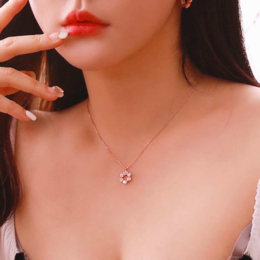 

[Handmade+][Shine] Osvaldo 925 Silver Necklace white