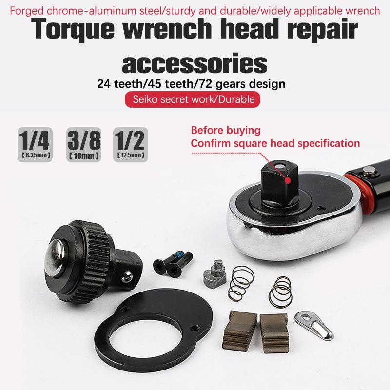 

1/4 3/8 1/2 24/45 зубів, тріскачка, торцевий ключ, набір запасних частин для ремонту аксесуарів 3/8 10mm 45 Teeth