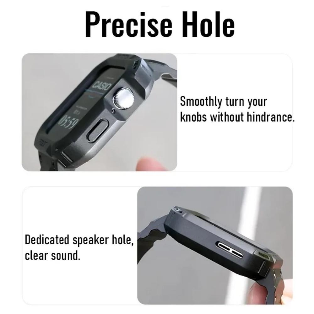 Silicone Strap for Huawei Watch Fit 4/3/2 Shockproof Protective Case with Bumper Watchband Replacement Band