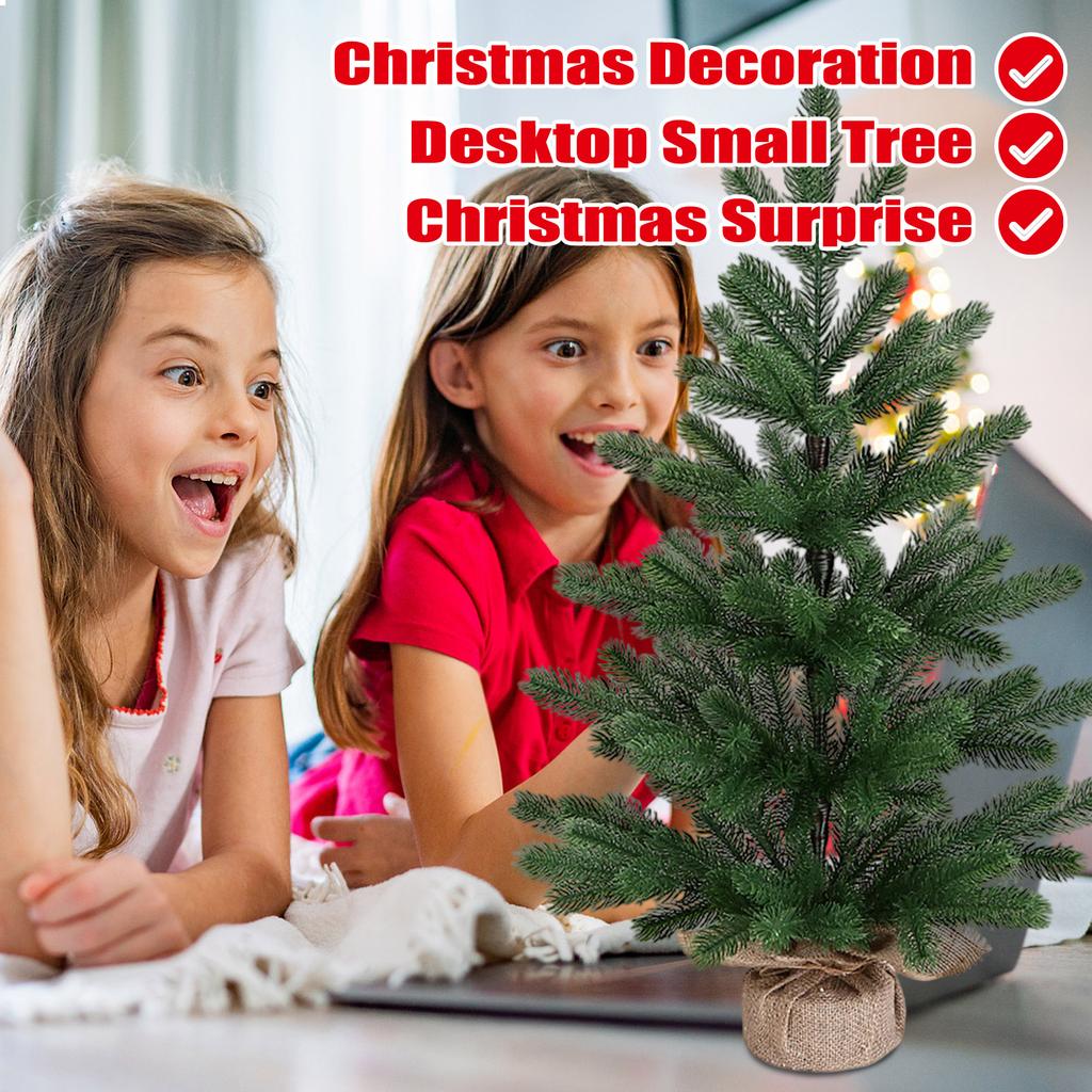 Artificial Christmas Tree Desktop Small Tree Pe Christmas Decoration Christmas Tree Ornaments Small Christmas Tree