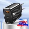 Multi-port USB & 2PD Type-C 2.4A Charger (US/EU/UK)