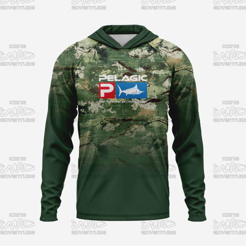 Pelagic Унисекс Уличная Рыболовная Куртка с Капюшоном для Защиты от Солнца Medium 2990₽