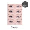 8/40 Stück Wimpern Übungsaufkleber, Wimpern Trainingsaufkleber, Wimpern Applikationstrainer Aufkleber, Simulierte Augenform