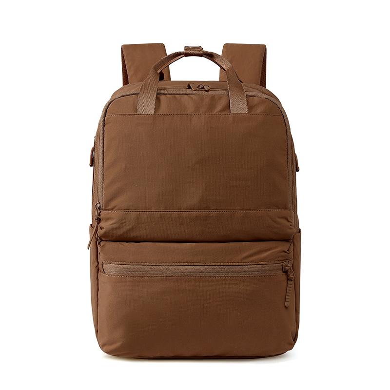 Schoolbag New Multifunctional Large Capacity Backpack Men's and Women's Outdoor Travel Practical and Lightweight Solid Color Versatile Computer 