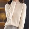 Women Sweaters Pullovers 2025 Autumn Winter Long Sleeve O-Neck Black Knitted Sweater Women Tops Pullover JJ103