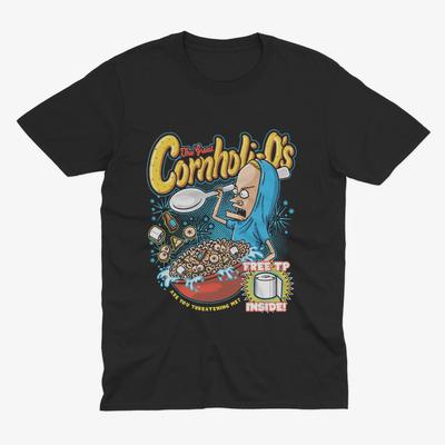 Beavis and ButtHead Inspired T Shirt The Great Cornholio Cereal Parody Tee Retro Cartoon Humor Beavis ButtHead Fan 90s Cartoon