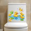 One Duck Toilet Sticker, a Plastic Bathroom Accessory Featuring a Playful Duck Design Suitable for Everyone
