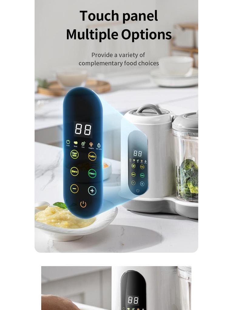 Multifunctional Automatic Baby Food Processor & Steamer
