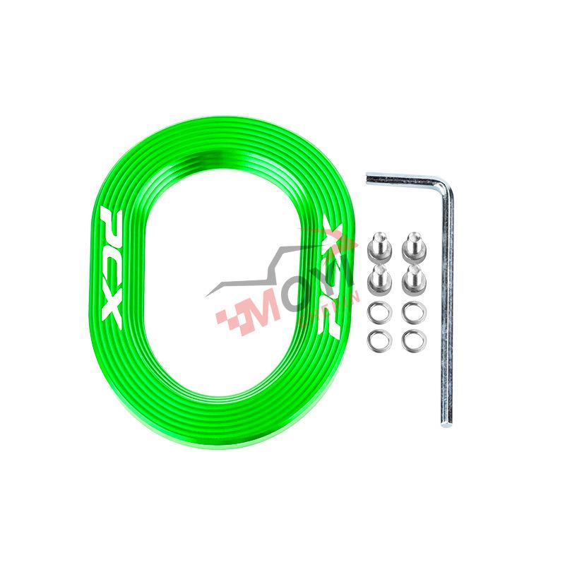 Ochrana výfuku pro upravenou Hondu PCX160: Protiopaření, Proti kolizi Kryt koncovky výfuku