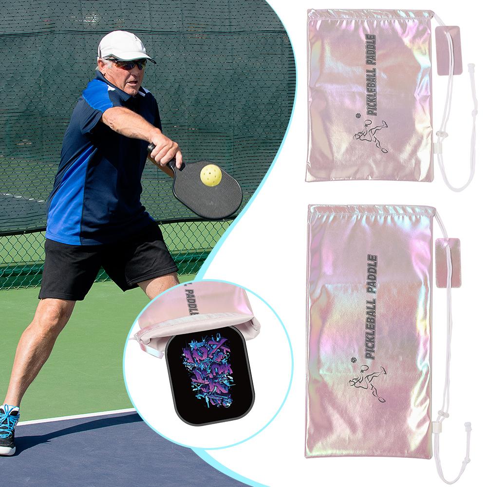 Polyester Pickleball Paddle Pocket Pouch Racket Protective Cover Pickleball Accessories