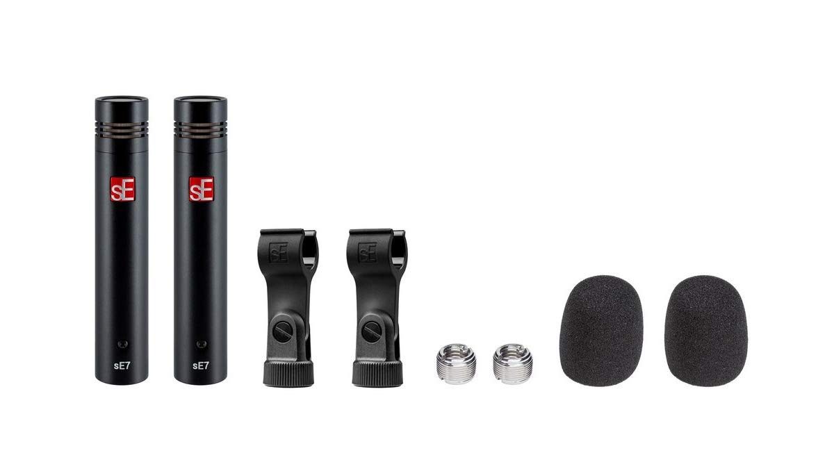 

sE Electronics sE7 PAIR Back Electret Small Diaphragm Condenser Microphone []