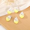 AWAYTR 5Pcs/Set Sweet Plumeria Hairpin Hair Clips For Kids Girls Flower Hairpins Mini Hair Clips Duckbill Clip Hair Accessories