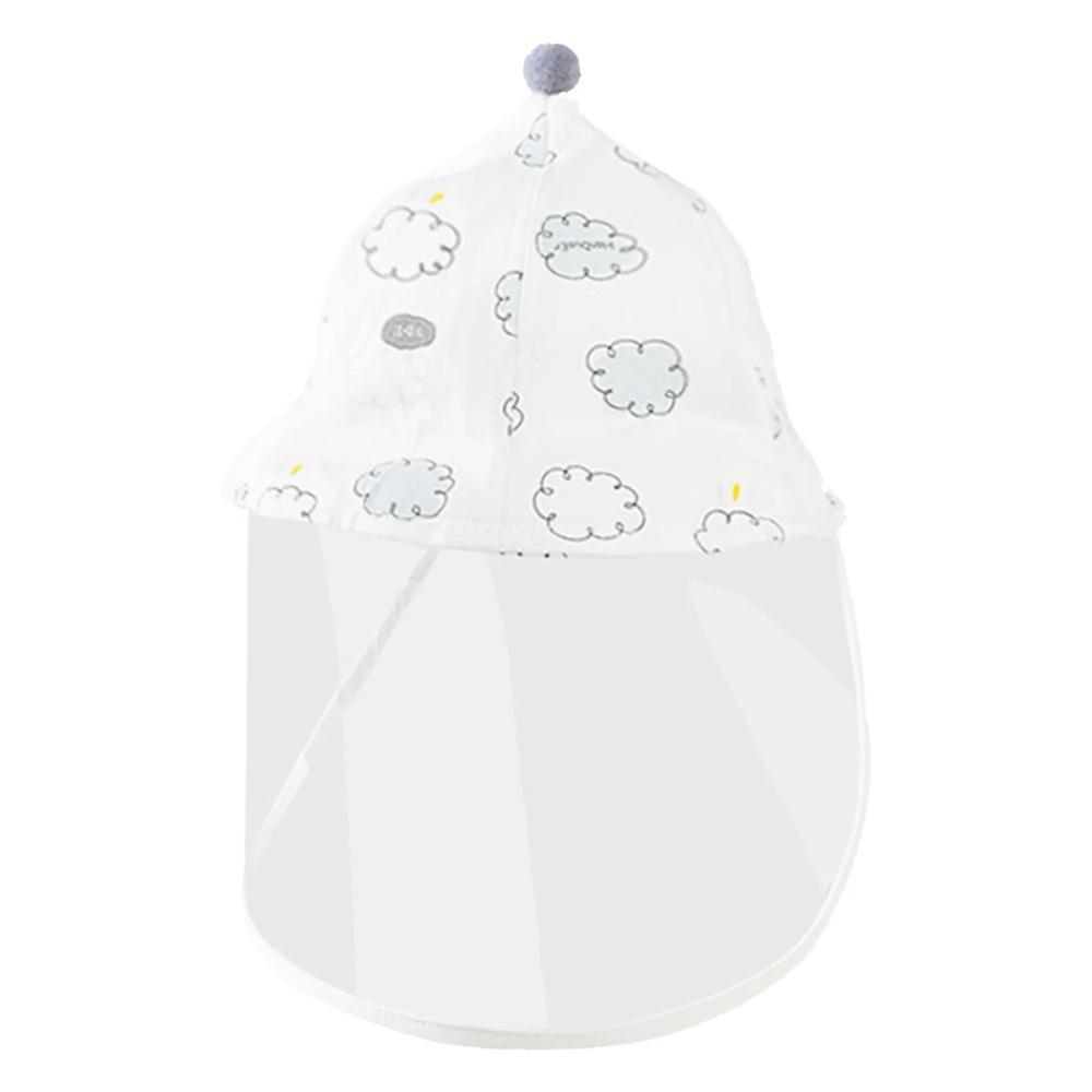 Breathable Fabric Newborn Protective Hat Cotton Kids Face Mask Hat Summer Season