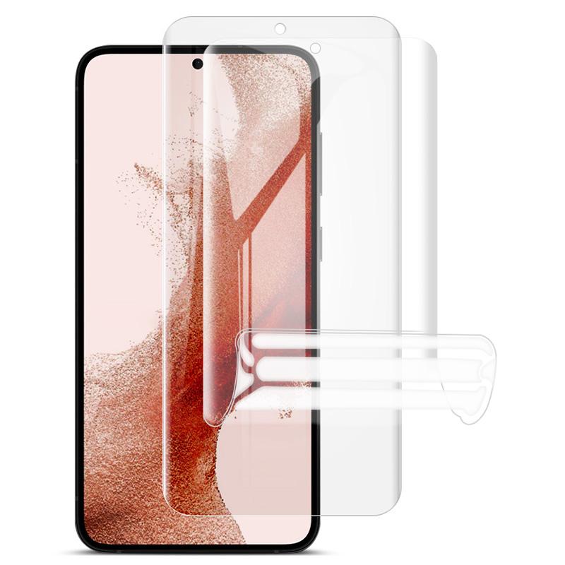 

IMAK 2Pcs/Set Hydrogel Film III for Samsung Galaxy S22 5G/S23 Anti-Scratch TPU Film HD Clear Full Screen Protector