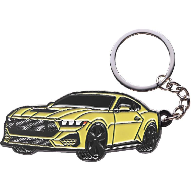 For Mustang Keychain Accessories-Key Chain Key Fob Cover for Ford Mustang GT 2024