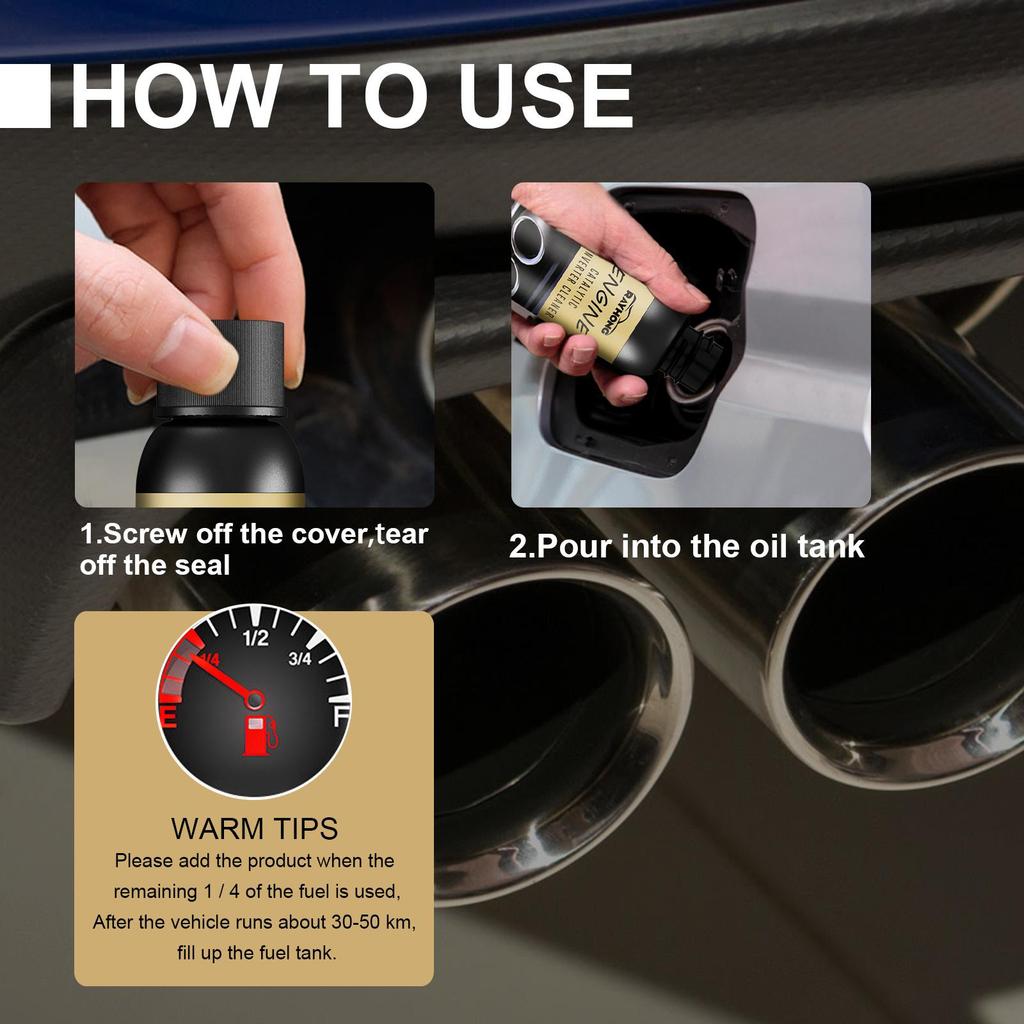 RAYHONG Čistič katalyzátoru motoru Odstraňování a čištění karbonu Čistič výfuku motoru