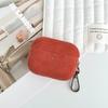 Corduroy Apple Wireless Earphone Case for AirPods Pro1 Solid Color Earphone Case with Buckle