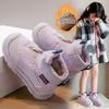 Girls Warm Fleece Lined Snow Boots Kids Winter Soft Sole Cotton Shoes