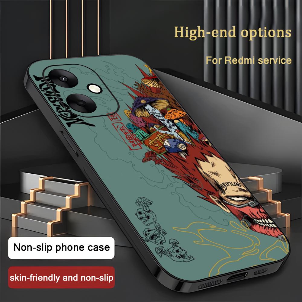 Dorohedoro Risu Nikaido Hot Phone Case For Xiaomi Redmi 14C 13C 12C Note14 13 12 11 10 Pro Plus S Soft Black Phone Cover