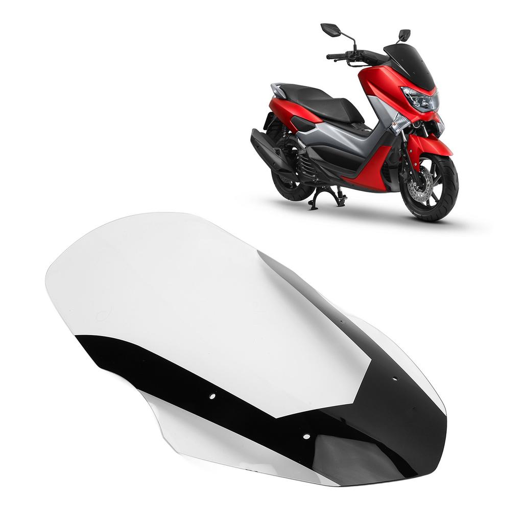 Motorcycle Front Windshield Shroud PMMA Transparent Wind Shield Deflector Screen for Nmax155 Nmax125