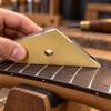 Fret Dressing Tool with Diamond Rough Edges High Precision Stainless Steel Leveler Compact