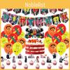Fun-filled Chainsaw Man Birthday Party Supplies Kit For Kids Balloons Cake Toppers Banner Included