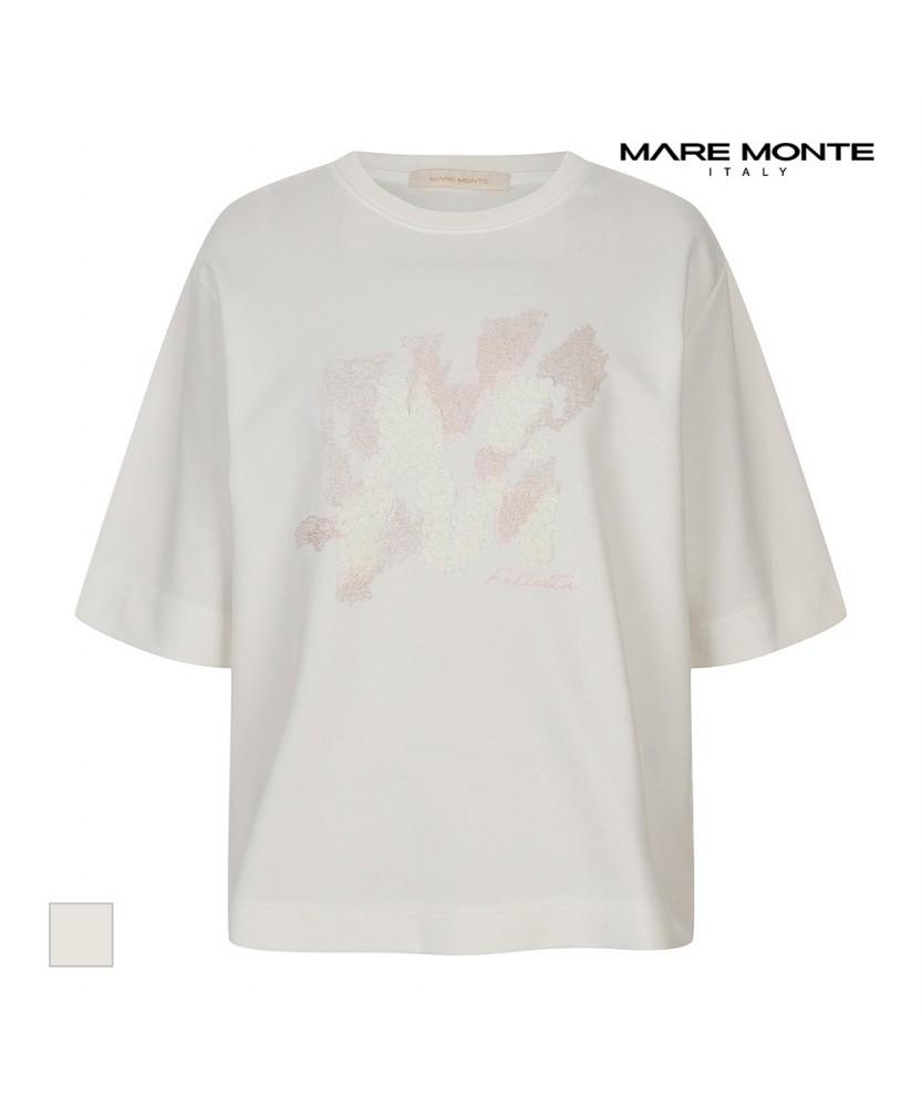 MAREMONTE Main Print Short Sleeve T-Shirt_M245Mts44D0