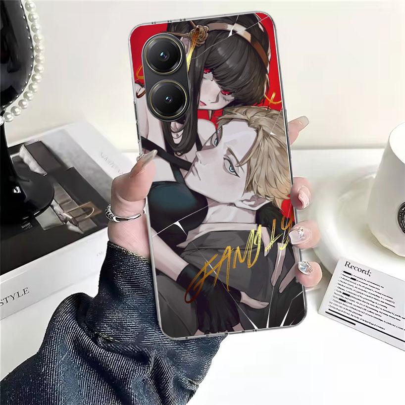 Anime S-Spy Family Anya Soft Phone Case For Xiaomi Redmi 15C 15 13C 13 Poco X5 X6 X7 F7 Ultra M7 12C 12 10 10C 9C 9A 9T 9 Fundas