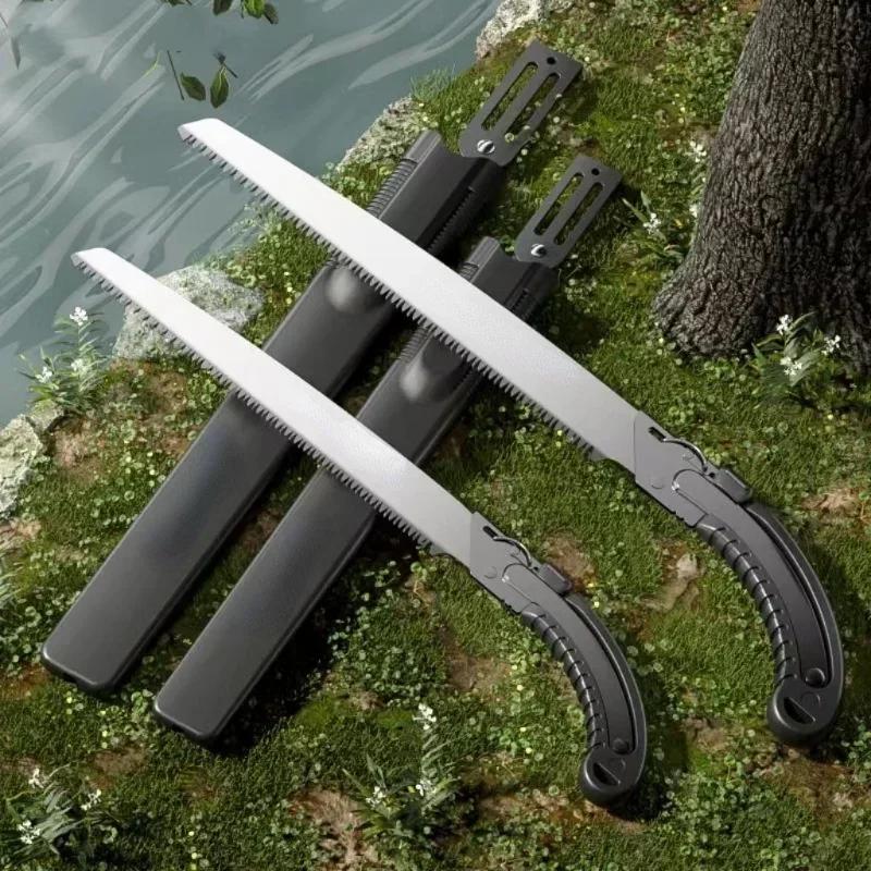 Outdoor Garden Multifunctional Portable Hand Saw Three-sided Tooth High Temperature Quenching Pruning Fruit Tree Waist Saw