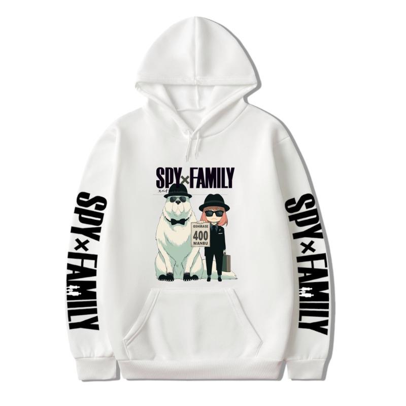 Spy Playing House SPY×FAMILY Fashionable Casual Hoodie with Anime Print Harajuku Hoodie Men Vintage Sweatshirts Streetwear Y2K