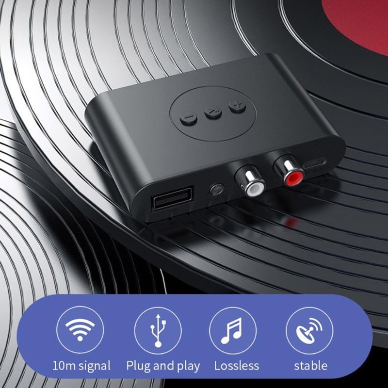 Bluetooth-kompatibler 5.3 Musikempfänger Mit USB-Wiedergabe Und Doppeltem Stereoausgang Für Auto- und Heim-Stereoanlagen