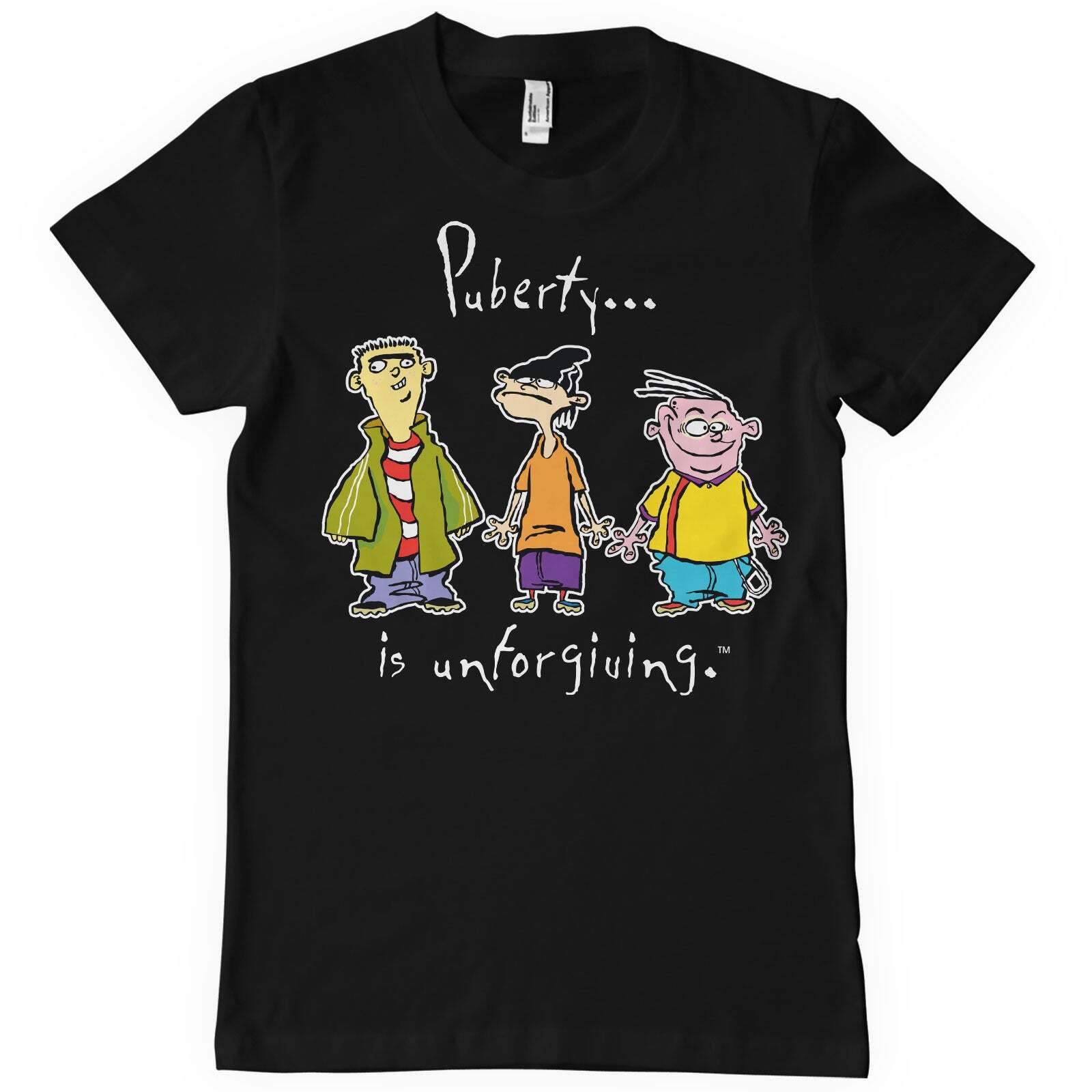 Officially Licensed Ed Edd n Eddy Puberty... Is Unforgiving Mens T-Shirt XXXXL