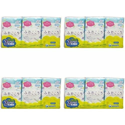 

Bulk Purchase: Sofy Fuwagokochi Unscented 38-Pack x 3 Packs (unicharm Sofy) x 4 Packs