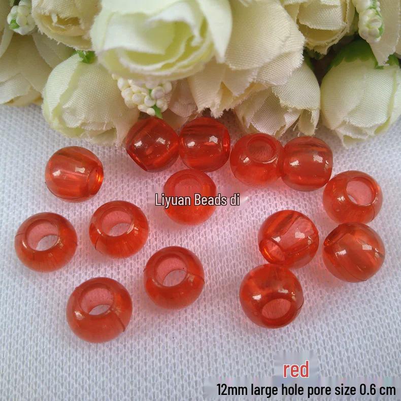10MM Transparent Acrylic Round Beads for DIY Beaded Bag & Curtain Divider Accessories