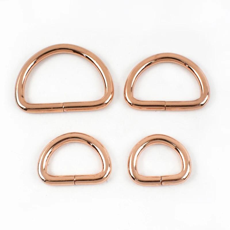5/10Pcs Meetee 20/25/32/38mm Metal Buckles for Bag Strap D Ring Clasp Dog Collar Decor Connect Hooks DIY Hardware Accessories