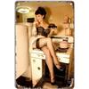 Latta Metalliche Segni Targhe Pinup Ragazze Sexy Decorazione Murale Poster d'Arte Vintage Pittura su Ferro per Man Cave Casa Caffetteria Giardino Club Bar