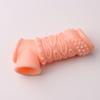 Reusable Penis Sleeve Extender Cock Rings Delay Ejaculation Penis Condoms Dick Silicone Glans Cover Enlargement Sex Toys for Men