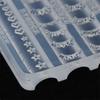 3D Lace Trim Nail Art Silicone Mold French Skirt Star Heart Pattern Stencils Templates Diy Carving Tools Manicure Accessories