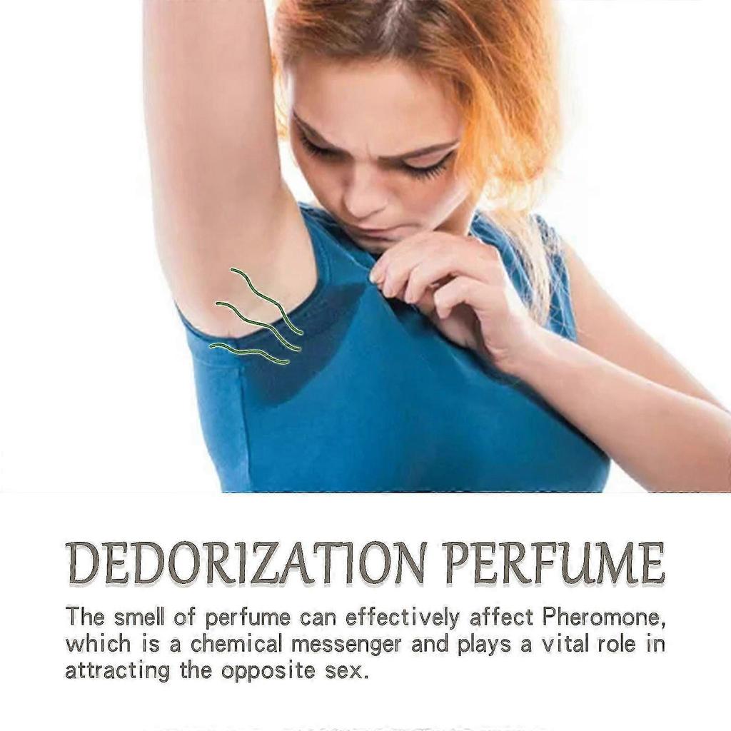 Ouhoe Deodorant Perfume Ball Relieving Armpit Body Odor Refreshing Antiperspirant Natural Fragrance Portable Perfume
