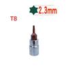 Bit Socket Torx T20 T25 T40 6.35mm / 1/4 Inch T8-T40