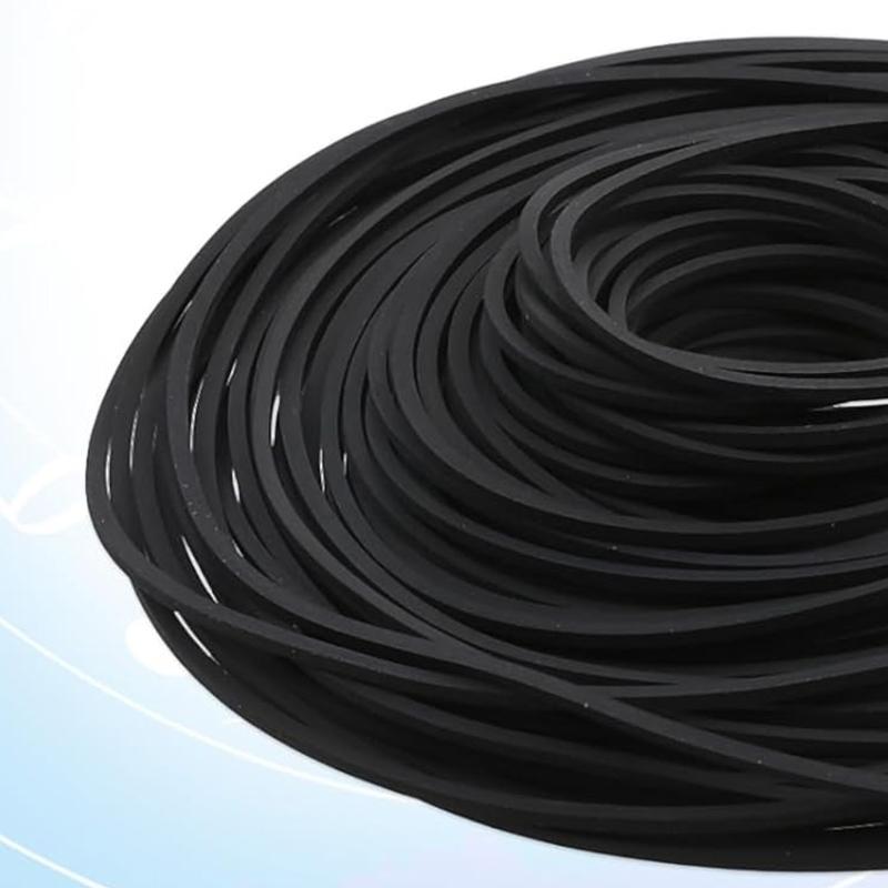 120Pcs High Elasticity Rubber Belts Universal 26 120mm for Cassette Tape Machine Repair Assorted 1mm Thickness