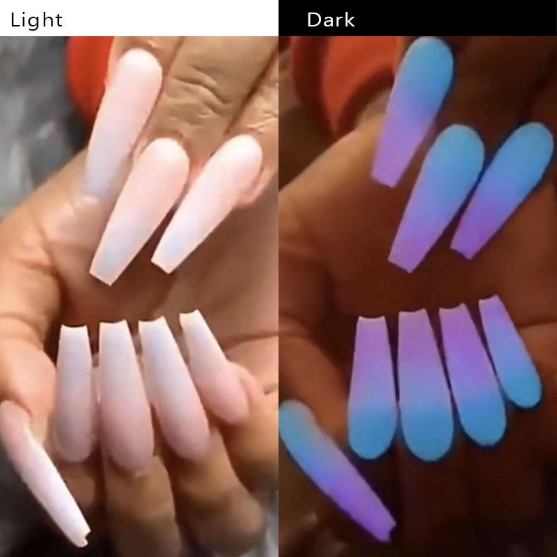 Nail Art Leuchtende Verlängerungsflüssigkeit 15 ml Schmerzfrei Papierfrei Kristall-Phototherapie-Kleber Nagelverlängerungskleber