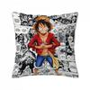 Federa Cuscino Monkey D Luffy One Piece Esclusiva per Fan Anime Edizione Limitata Decorazione a Tema Tesoro per Camera da Letto Stanza del Dormitorio