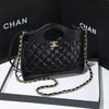 Damenhandtasche Klein Duftend Stil Gitter Neu Temperament Handtasche Damen Nische Kette Schulter Vielseitig Umhängetasche