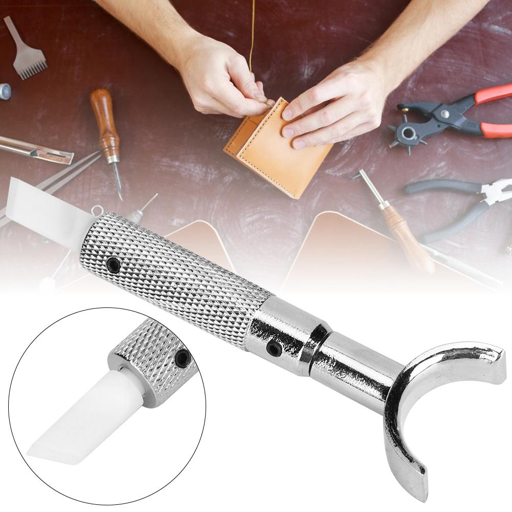 Manual Leather Swivel Knife Ceramic Leather Carving Blade White DIY Tool Set