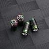 ABP3  4pcs Car Style Wheel Tire Carbon Fiber Metal Valve Cover Tire Dust Cover For Nissan Nismo X-Trail Qashqai Micra Patrol Maxima