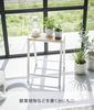 Yamazaki Jitsugyo Stool H45 White W36 X X H45cm Tower Stackable Chair No Assembly Required 1469 [Completed Product] D36.3